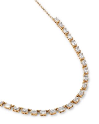 Luxe Collection Certified Lab Grown Diamond Necklace in 14K Yellow Gold, 3.0 tcw