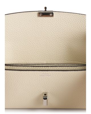 T-Lock Leather Wallet in Dark Brown