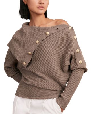 Lexi Button Shawl Sweater
