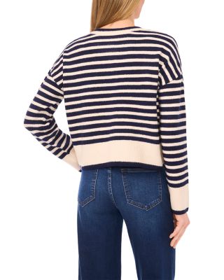 Stripe Cardigan Sweater