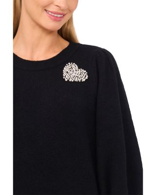 Heart Appliqu&eacute; Sweater