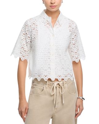 The Petal Eyelet Blous