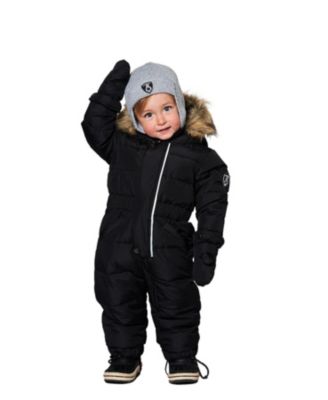  Unisex Lined Knit Hat with Ears and Strings - Baby