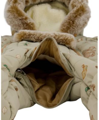 Boys' One-Piece Layette Snowsuit Designed for Car Seat - Baby