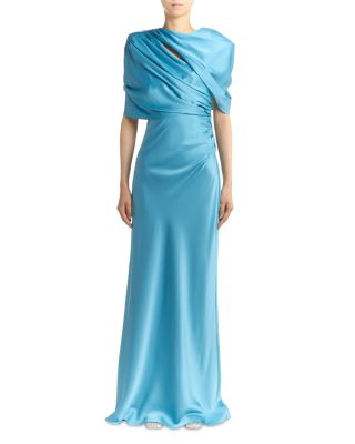 Draped Cape Gown 