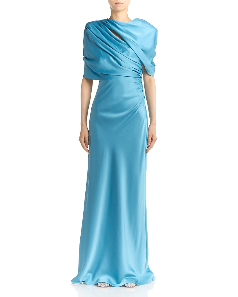 Stella McCartney Draped Cape Gown