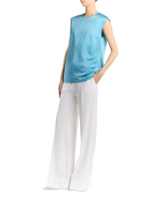 Satin Sleeveless Top