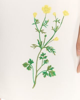 Embroidered Mini Dress