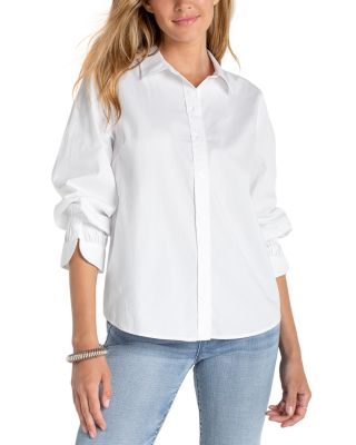 Collared Button Front Top