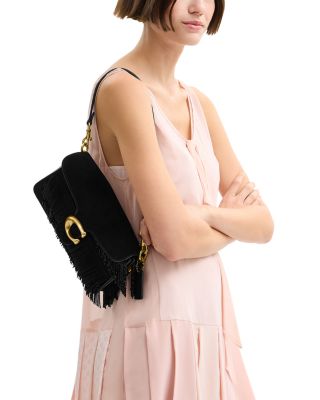 Tabby 26 Crystal Beaded Fringe Shoulder Bag