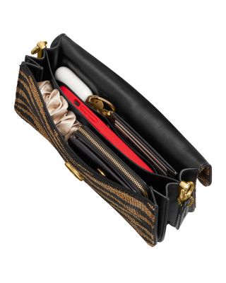 Tabby 26 Beaded Tiger Effect Shoulder Bag