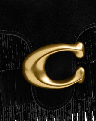 Tabby 26 Crystal Beaded Fringe Shoulder Bag