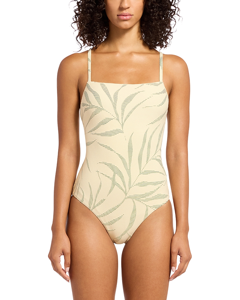 Jets Minimal Textured Swimsuit