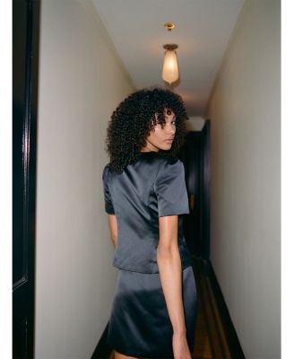 Jaxon Satin Mini Skirt