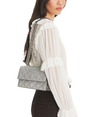 Small Fleming Leather Shoulder Bag