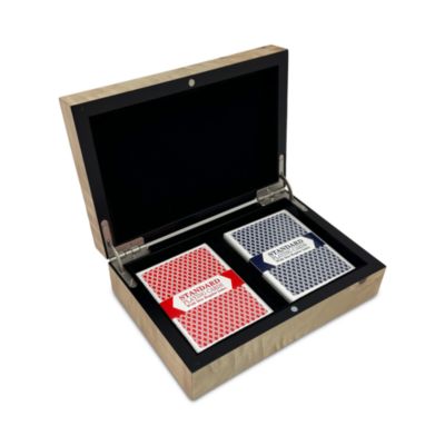 Natural Tan Burlwod Card Set