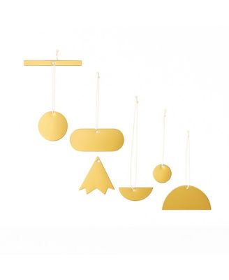  Abstract Ornaments - Set of 9