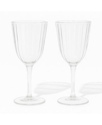 Kira Stemware Champagne Flutes, Set of 2