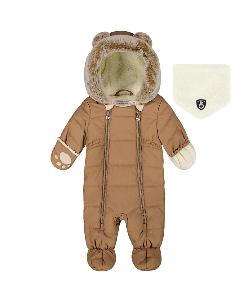 Deux par Unisex One-Piece Layette Snowsuit Designed for Car Seat - Baby