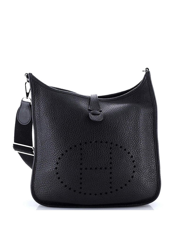 Pre-owned Pre-owned Hermes Hermes Pm Evelyne Bag Gen Iii Clemence In Black