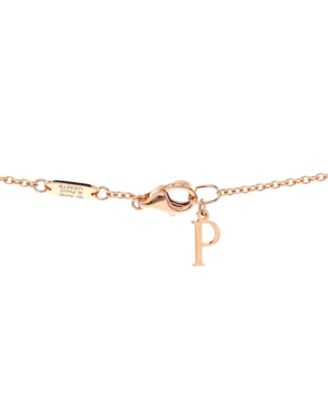  Possession Pendant Necklace 18K Rose Gold with Pave Diamonds, 15 - 16.25"
