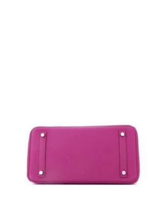 Birkin 30 Handbag Pink Togo with Palladium Hardware