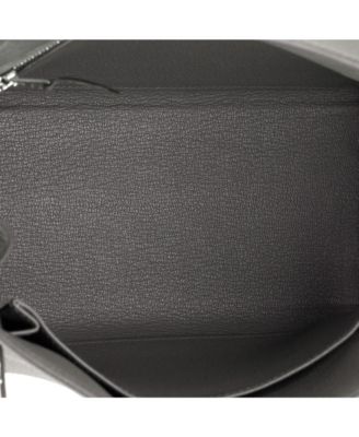 Kelly 25 Handbag Grey Togo with Palladium Hardware