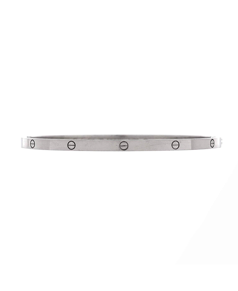 Pre-owned Pre-owned Cartier Cartier Small Love Bracelet 18k White Gold