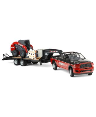 Big Farm 1/16 Case IH Ram Pickup Truck with Case SV340 Skid Loader Set - Ages 5-7 Years