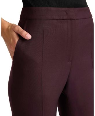 Amara Virgin Wool Stretch Straight Leg Pant