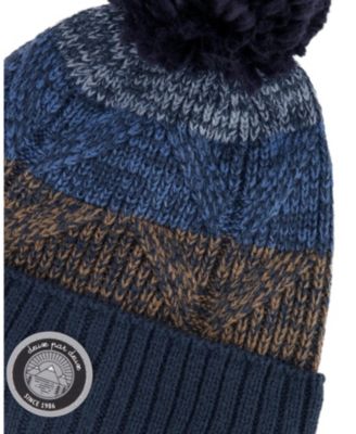  Boys' Lined Knit Pompom Hat - Little Kid, Big Kid