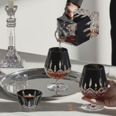 Lismore Black Square Decanter