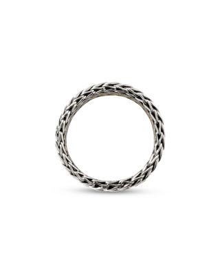 Men&#39;s Sterling Silver &amp; 18K Bonded Yellow Gold Icon Chain Link Band