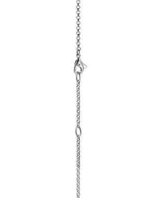 Sterling Silver Surf Cultured Freshwater Pearl Open Pendant Necklace, 18-20"