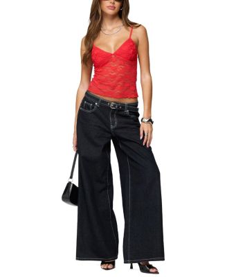 Eira Sheer Lace Tank Top