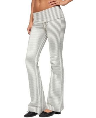 Kaeli Stripey Flared Leggings