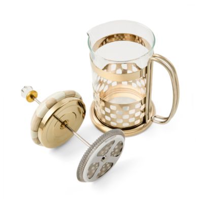 Mocha Check French Press