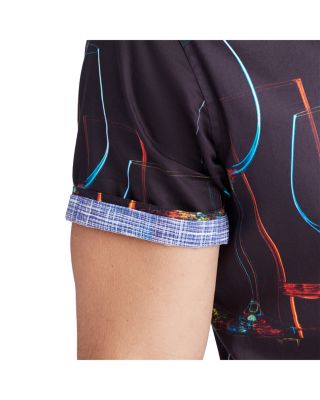 Neon Nights Short Sleeve Woven Shirt