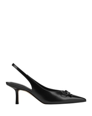 Women's Gretel Leather Slingback Pumps
