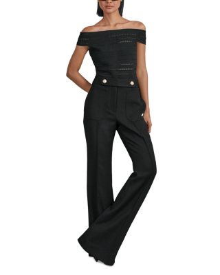 Petite Lily Occasion Flare Trousers