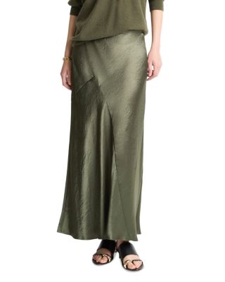 Paneled Bias Cut Skirt