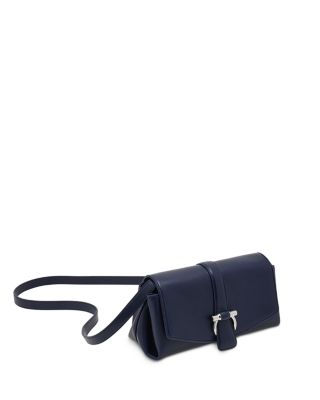 Small Front Flap Leather Crossbody