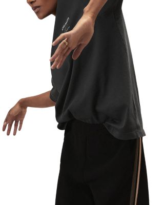 Unisex Oversized Fit Principal Embroidered Tee