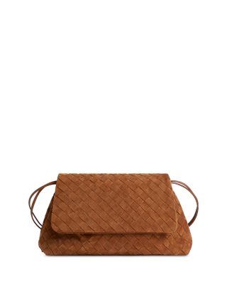 Bottega Veneta Giorno Intrecciato Leather Shoulder Bag