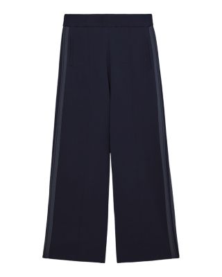 Samson Knitted Wide Leg Side Stripe Pants