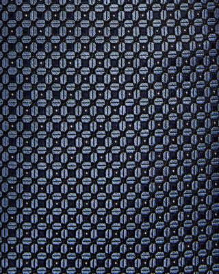 Silk Classic Geometric Tie - Exclusive