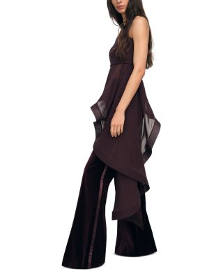 Rhianna Silk Drape Bandeau Top