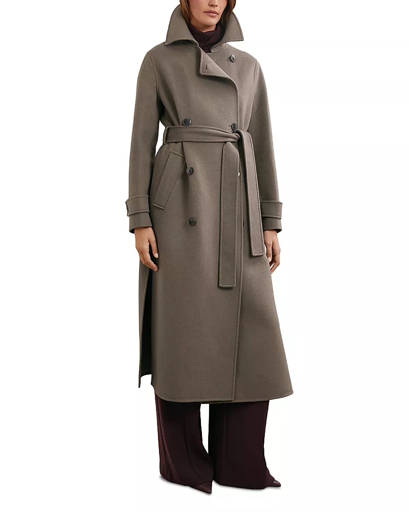 Reiss Luna Long Blindseam Coat