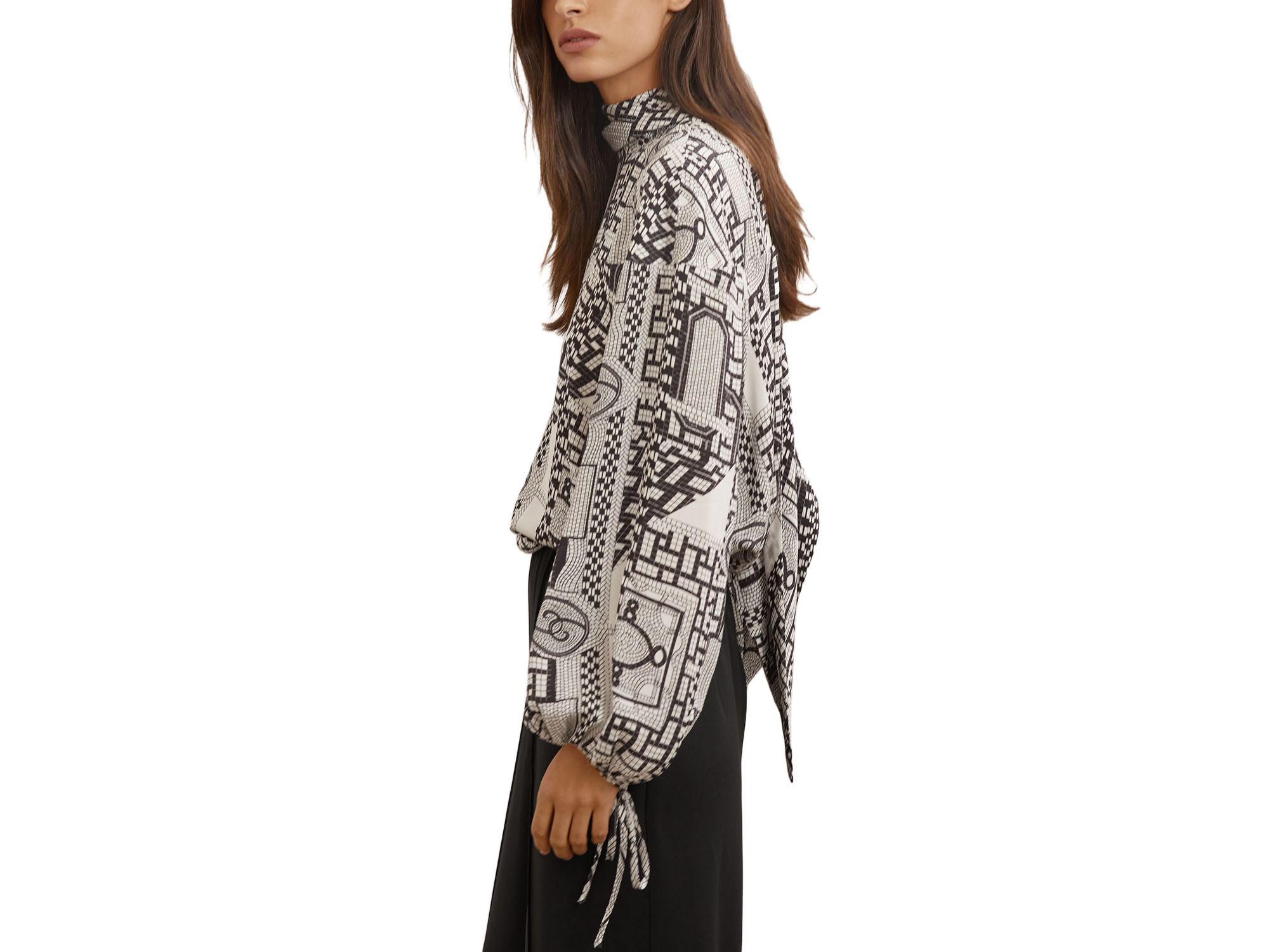 Harry Tile Print Blouse — Image 4