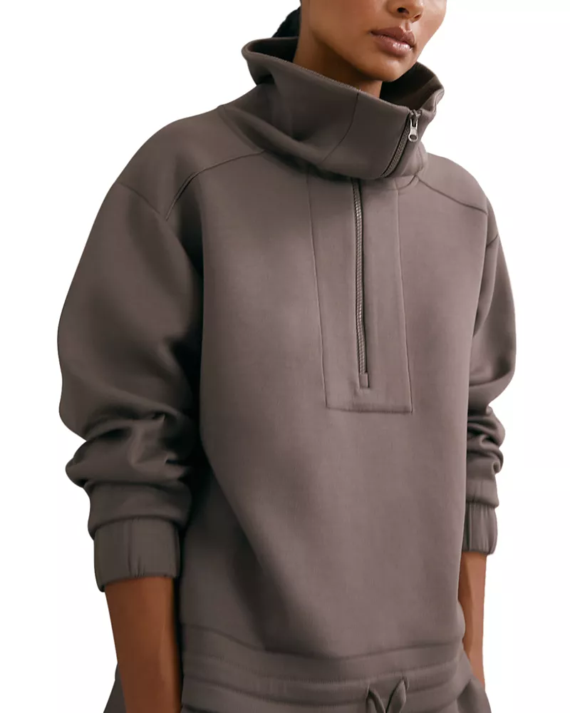 Reiss Laney Half Zip Sweatshirt